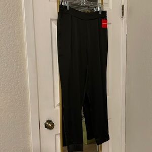 Spanx satin pants w/ elastic ankle and waistband